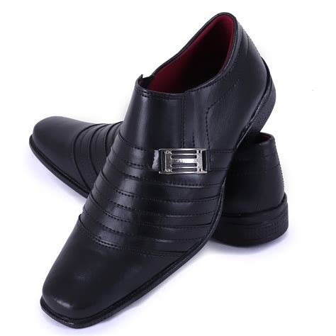 Sapato Social Masculino Preto Pizzolev Original Estilo Italiano Moderno