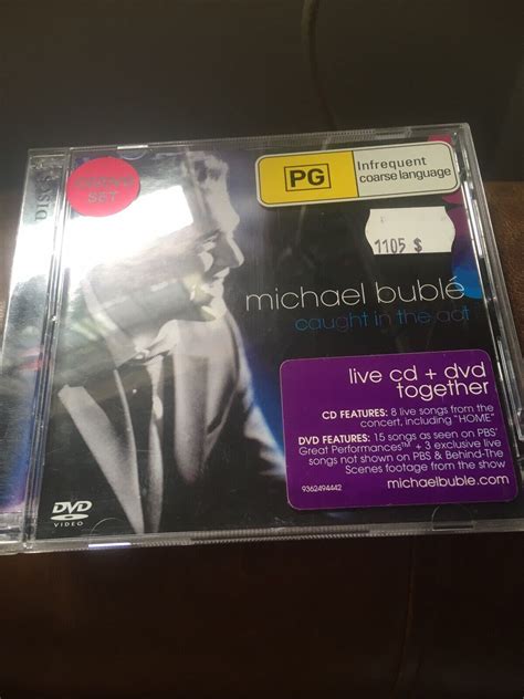 Michael Buble Caught In The Act Cddvd Ebay