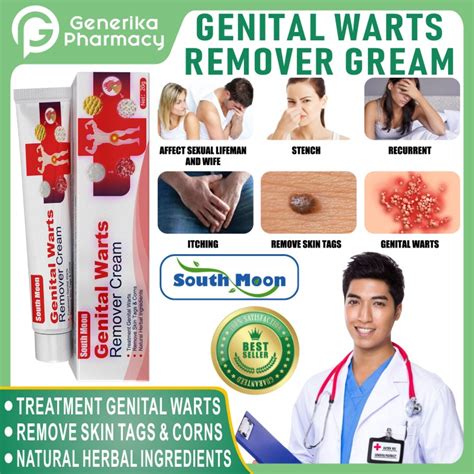 Genital Warts Remover Original Ointment Herpes Genital Condyloma Skin Tag Wart Removal Cream