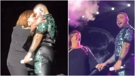 Video Jessi Uribe Se “descuidó” Y Una Fan Le Robó Un Beso En Plena Tarima