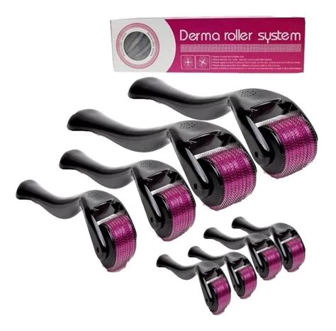 Kit Dermaroller Agulhas Derma Roller Mm Frete Gr Tis