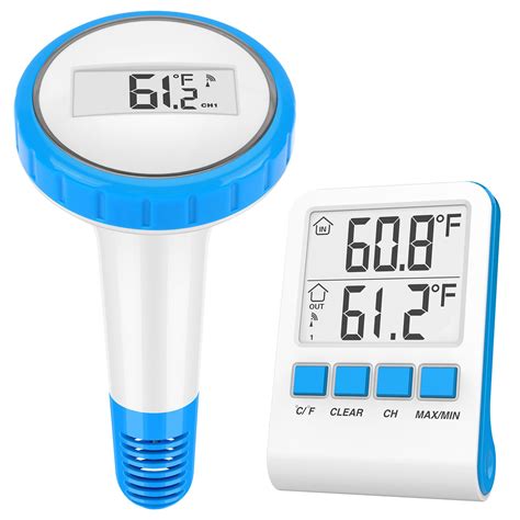 Wireless Pool Thermometer Digital Pool Thermometer Floating Easy Read