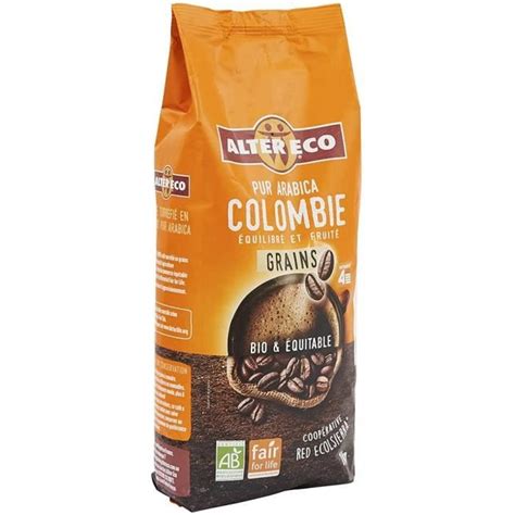 Caf Grains Bio Et Quitable Pur Arabica Origine Colombie