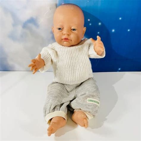 Vintage Berjusa Newborn Baby Doll All Vinyl Jointed Life Like Feel 16