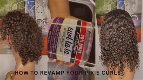 OLD WIG REVAMP HOW TO CARE AND DEFINE CURLY HAIR YouTube