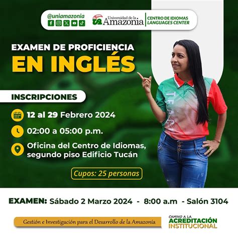 EXAMEN DE PROFICIENCIA EN INGLÉS Universidad de la Amazonia