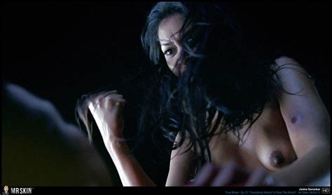 Naked Janina Gavankar In True Blood