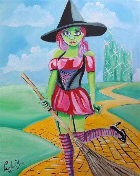 Wicked Witch Painting By Gordon Bruce Fine Art America