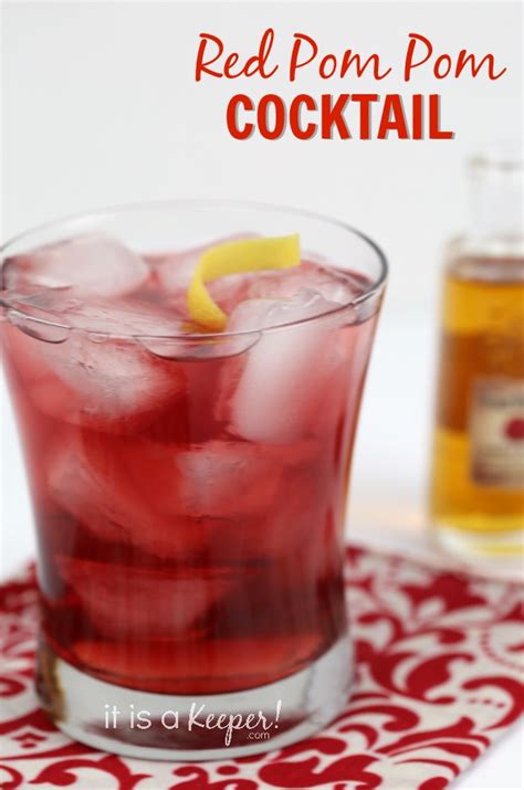 Simple Cocktail Recipes: Red Pom Pom - It Is a Keeper