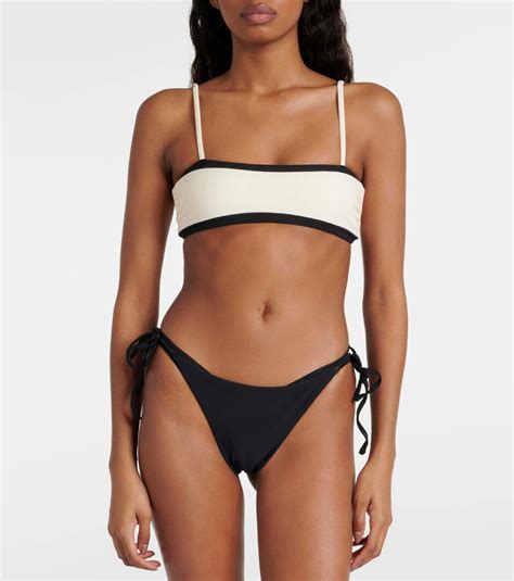 Same Colorblocked Bandeau Bikini Top Same