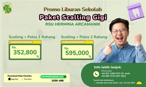 Hermina Hospitals Dental Scaling Package