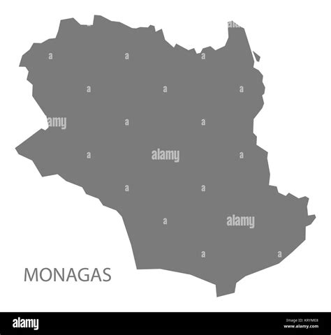 Monagas Venezuela Map grey Stock Photo - Alamy