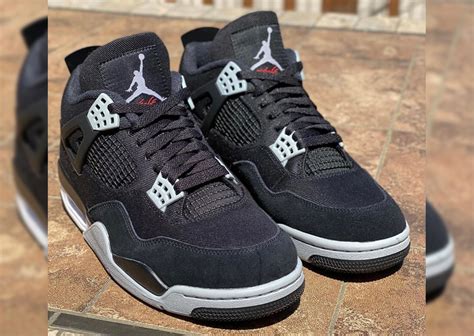 The Jordan 4 Black Canvas Releases In October Sneaker News