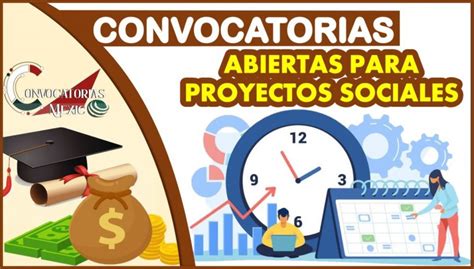 Convocatorias Abiertas Para Proyectos Sociales Enero