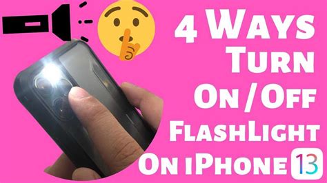 How To Turn Off Iphone 13 Pro Max Flashlight Quick Guide Techsynchron