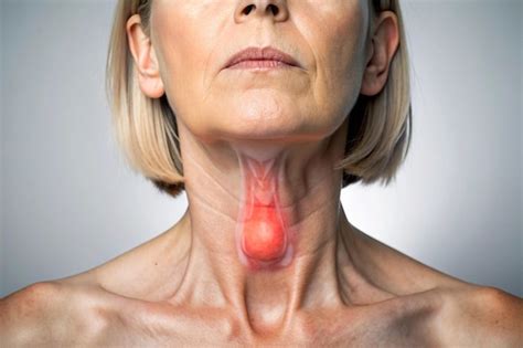 Premium Photo Pictures Of Swollen Thyroid Gland In Neck