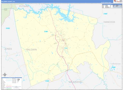 Digital Maps Of Baldwin County Georgia