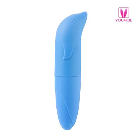 Vibrador Ponto G Em Formato De Golfinho Em ABS Super Resistente Ponta