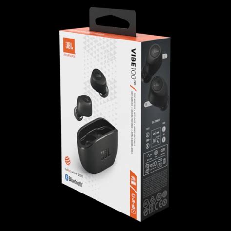 JBL Vibe 100 Bluetooth slušalice TWS Wireless Buds IPX2 crne