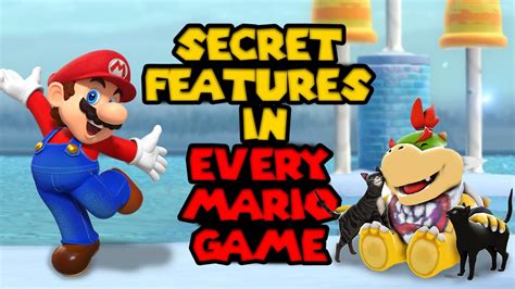 Secret Features In Every Mario Game Youtube