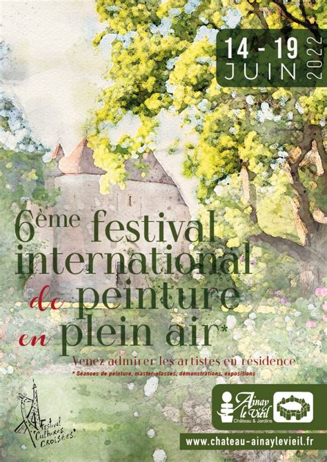 Festival de peinture en plein air Association des Châteaux de la Loire