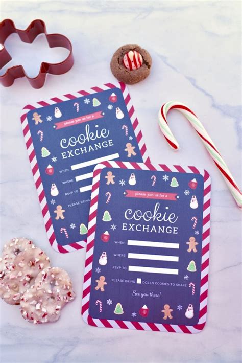 Free Cookie Exchange Invitations - Make Life Lovely