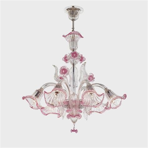 Traditional Chandelier EURIDICE Sogni Di Cristallo Murano Glass