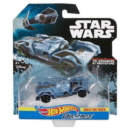 Hot Wheels Star Wars Pojazd Autostatek Kosmiczny Tie Advanced X1 Prototype Hot Wheels