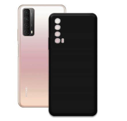 ETUI CZARNE MATOWE DO HUAWEI P SMART 2021 MATT OBUDOWA NA TYŁ BLACK