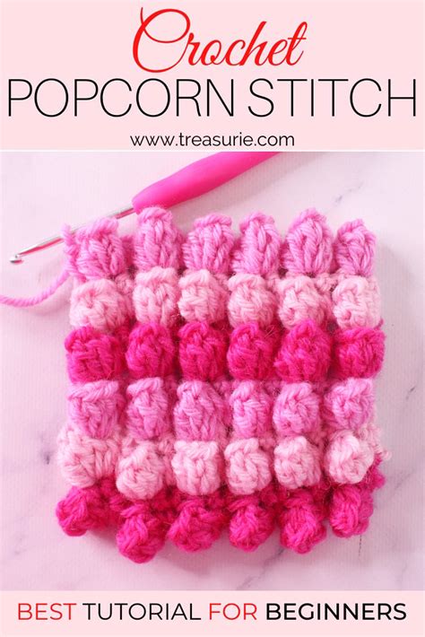 How To Crochet Popcorn Stitch Made Easy For Beginners TREASURIE