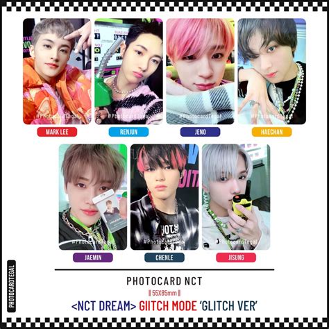 Jual Ready Photocard Nct Dream Glitch Mode Digipack Ver Smcu Md