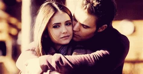 Kiss Stefan GIF - Kiss Stefan Elena - Discover & Share GIFs