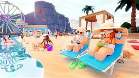 Bloxburg Summer Thumbnail by 0Skyz on DeviantArt