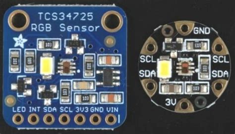 Interfacing A Tcs34725 Rgb Color Sensor With Arduino