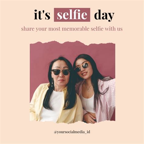 National Selfie Day Template Postermywall