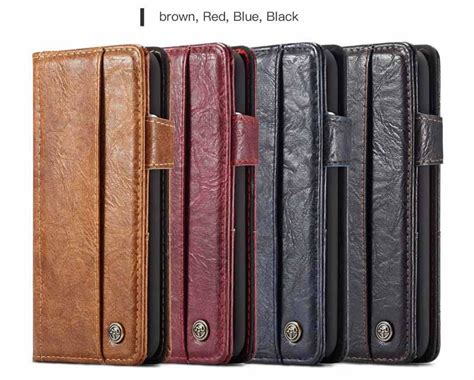 CaseMe IPhone XS Max Magnetic Flip Retro Leather Wallet Case