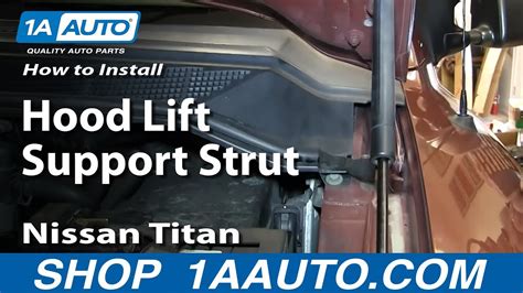 How To Install Replace Hood Lift Support Strut Nissan Titan And Armada