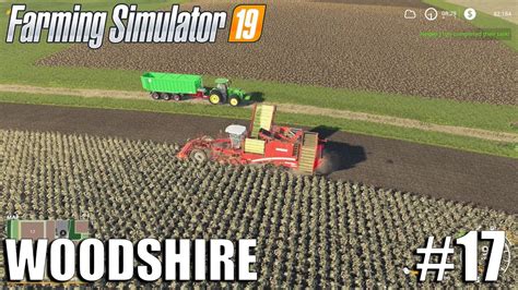 Harvesting Potatoes Woodshire Timelapse 17 Farming Simulator 19