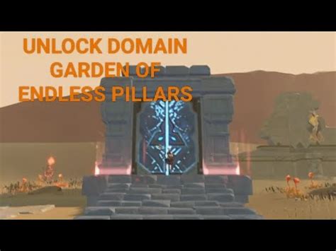 Genshin Impact Cara Membuka Domain Garden Of Endless Pillars Youtube