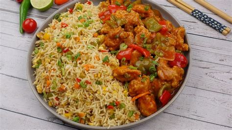 Chicken Manchurian With Egg Fried Rice By Recipes Of The World YouTube