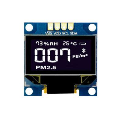 Inch I C Iic Pin Oled Display Module With Vcc Gnd Blue Rytronics In