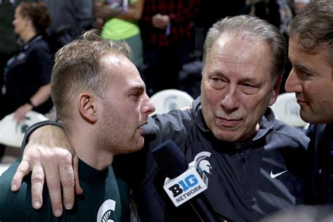 Tom Izzos Son Steven Suits Up For Last Home Game At Michigan State