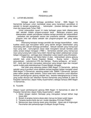 Pendahuluan Minta Bangunan 2013 Doc