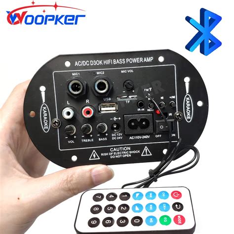 Woopker Car Power Amplifier Board D W With Bluetooth Fm Radio