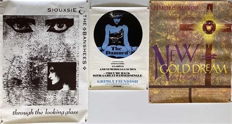 Lot 470 - SIOUXSIE AND THE BANSHEES POSTERS/SIMPLE