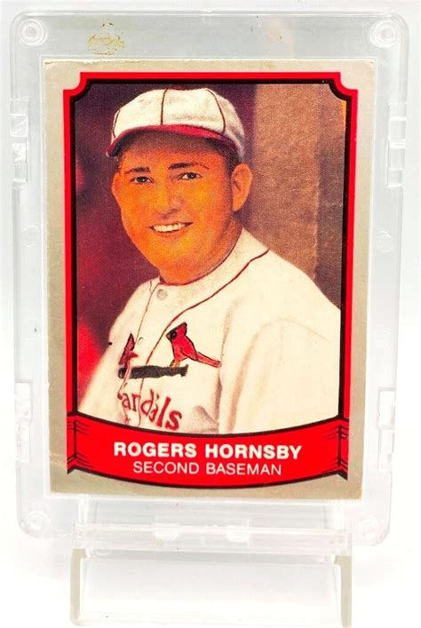 Vintage Pacific Baseball Legends Rogers Hornsby Card