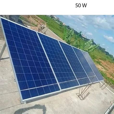 50 W Polycrystalline Solar Power Panel At Best Price In Vasai Virar