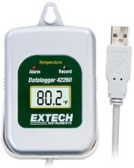 Extech Digital Temperature Humidity Datalogger Kit With PC Interface