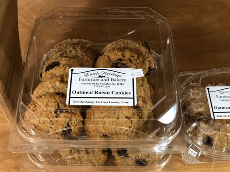 Amish Oatmeal Raisin Cookies Dutch Heritage Furniture And Bakery