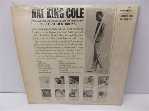 Nat King Cole Ramblin Rose Vinyl Lp Capitol T High Fidelity